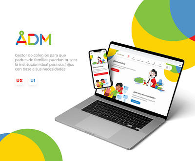 ADM Finder School adobe figma ilustrator photoshop school ui ux