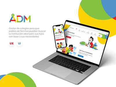 ADM Finder School adobe figma ilustrator photoshop school ui ux