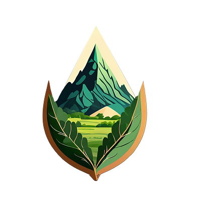 Mtn Logo branding design graphic design illustration leaf logo mountain nature vector