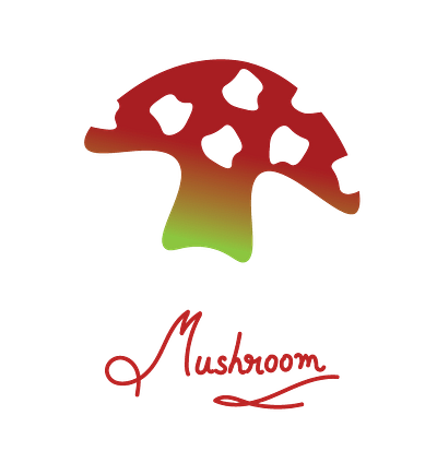 Mushroom design graphic design illustration