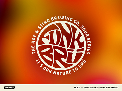 Funk Brü Logo beer branding craft beer lettering logo packaging type typography