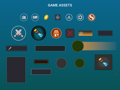 Some game assets 2d designer 2d game 2d game art 2d game props game art game asset design game design game designer game ui game ux math game design puzzle game design