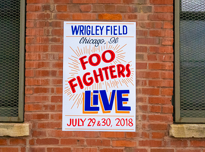Foo Fighters - Wrigley Field, Chicago, IL 2018
