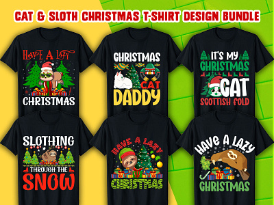 Sloth Christmas t-shirt design christmas art design sloth tshirt