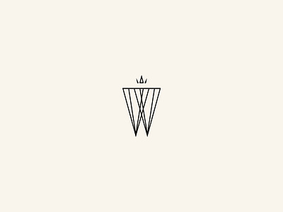 WFJ Jewelry Identity branding crown diamond elegant geometric jewelry krisdoda letter w lines logo luxury