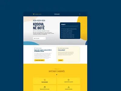 RKS Embassies Website Design digital interactive krisdoda responsive ui ux web web design