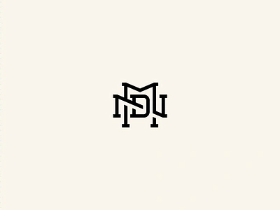 MDN logomark monogram branding creative dnm krisdoda letter m logo mdn monogram nmd type typography