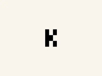 K3 logomark bit branding design k3 krisdoda letter k logo number 3 square