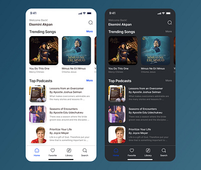 Music App UI Design app daily challenge hng library music playlist rayna songs ui uidesign ux zuri