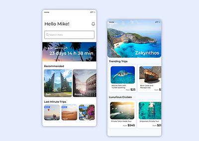 Travel Guide App UI design by Lisa Yaryhina on Dribbble