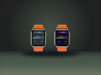 A sleep tracking App minimal sleep sleep tracking smart watch tracking ui ux