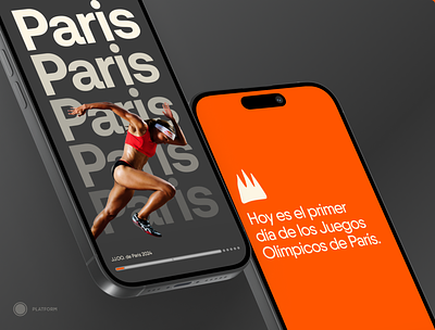 Olympic Games Daily news app (Design + Prototype + MVP) design ux