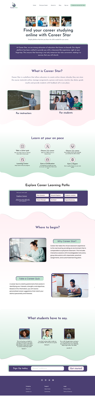 Landing Page landing page