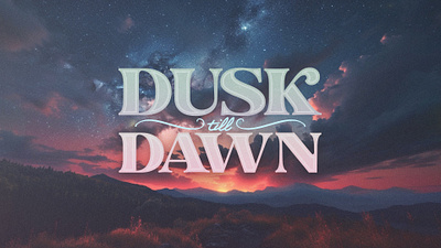 Dusk Till Dawn branding church graphics design graphic design illustration logo sermon series