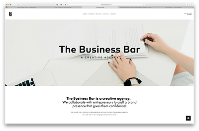 Branding Agency Squarespace Website Design clean minimal design monochromatic simple squarespace web design website