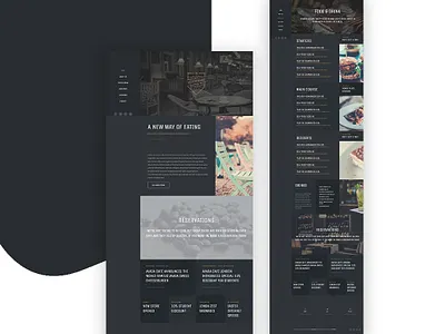 Restaurent Landing Page business business web business website clean design food app food design illustration interface landing landing page landingpage minimal product design ui uiux ux web web design website