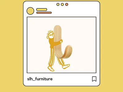 Slh Furniture Carousel Instagram branding graphic design illustration social media
