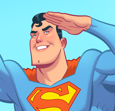 Superman comic comic art comic book dc illustration superhero superman