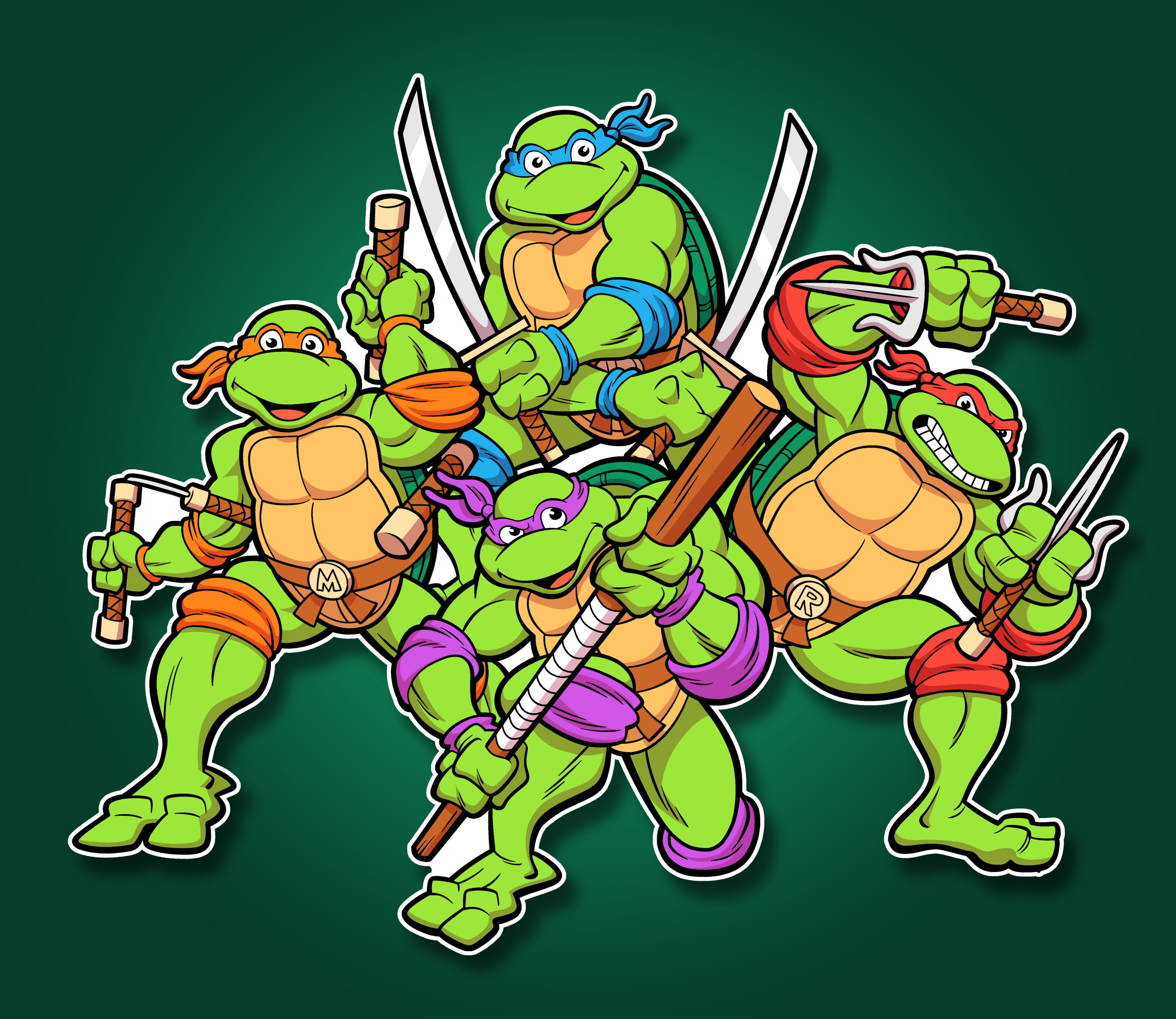 Teenage Mutant Ninja Turtles cartoon cartooning character design comic comic art comic book illustration teenage mutant ninja turtles tmnt