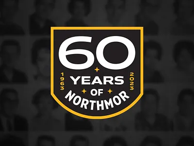 60 Year Shield 60 annivesary ben stafford celebration design knights logo mark shield strenth