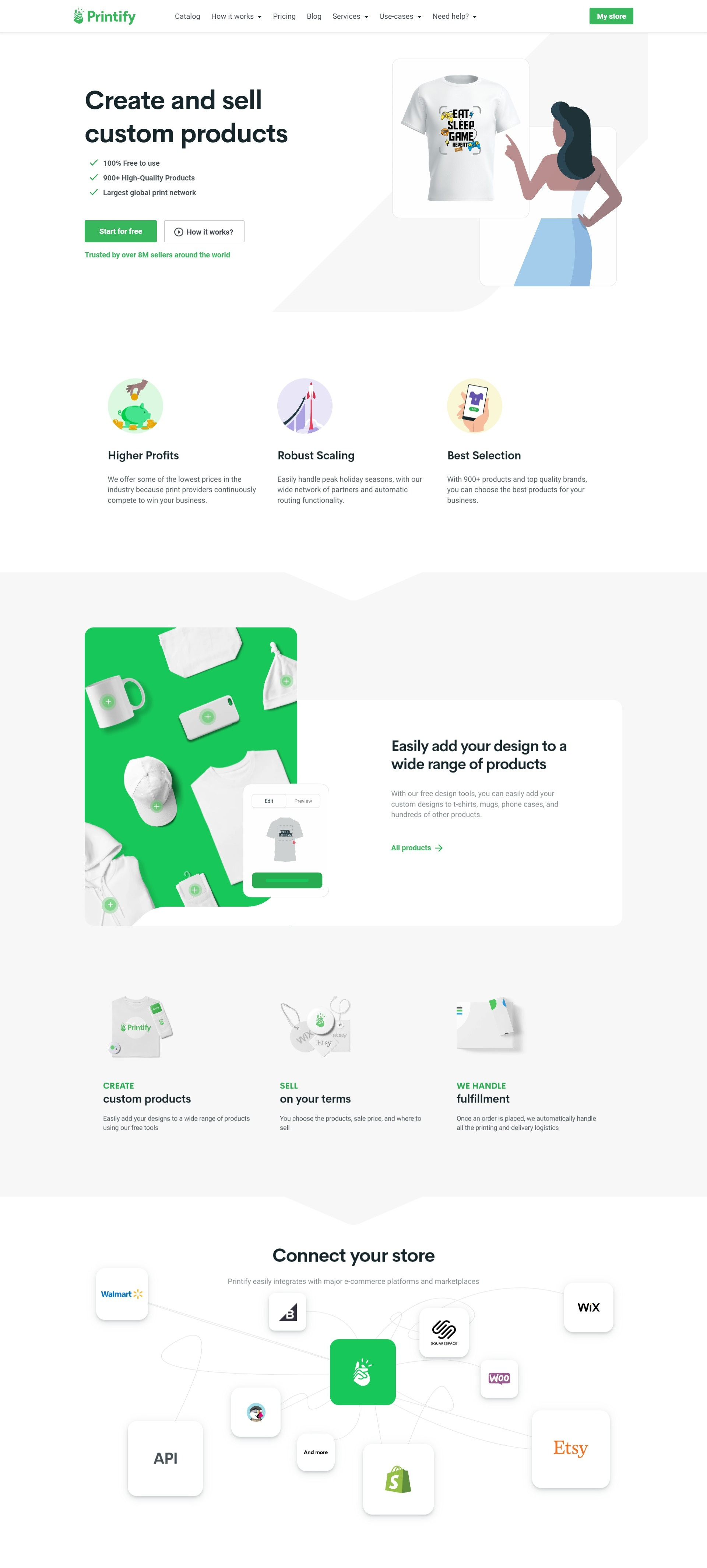 PRINTIFY - BANGLADESH branding colors design graphic design logo ui vector web design