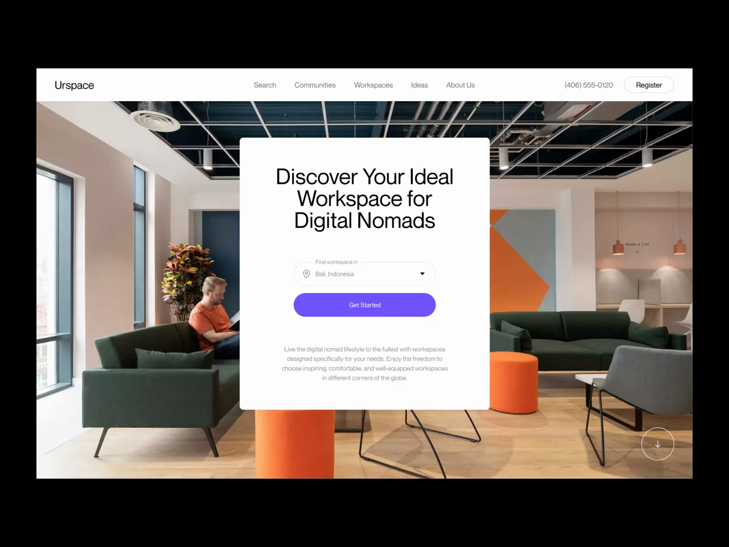 Example of Landing Page Framer Design & Dev