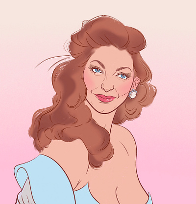 Jazz Singer & Actress, Julie London cartoon realism celebrity portrait coverart flat colors illustration ipad portrait jazz jazz portrait julie london personal project portrait portrait illustration procreate spotify spotify coverart