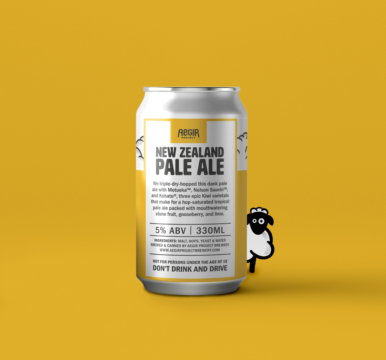 New Zealand Pale Ale Label Design by Winifred Dixon on Dribbble