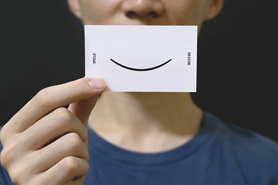 Smile Business Card｜Daydreamaster.com poster typography web design