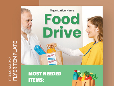 Food Drive Flyer Free Google Docs Template charity charity flyer docs drive flyer flyers food drive food drive flyer free google docs templates free template free template google docs google google docs handout leaflet print printing template templates