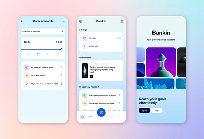 银行管理app ui