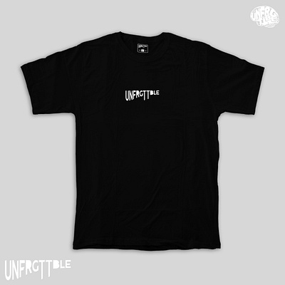 UNFRGTTBLE - Logo Block branding brutalist design clothing design graphic design streetwear tshirt tshirt design