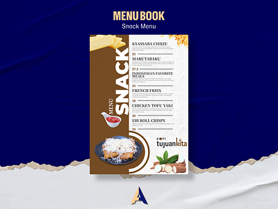 Snack Menu for Cafe or Restaurant menu snack