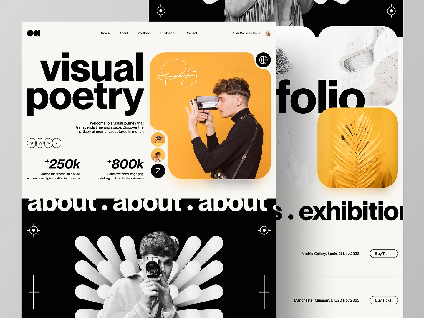 Stunning Video Website Design for Creative Portfolios