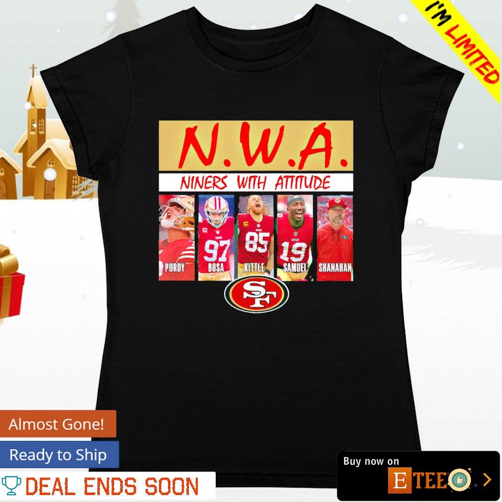 Top Purdy Bosa Kittle Samuel Shanahan Niners With Attitude Shirt By ...