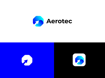 Aerotech modern logo design| Technology| polygon aerrow business logo creative custom design hexagon innovation logo logo creator logo design logo designer logo idea logo maker logo mark logofolio modern polygon technology unique vector