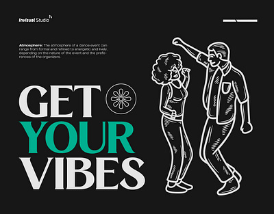 Dancing People Illustration Canva Element app branding design graphic design illustration logo typography ui ux vector