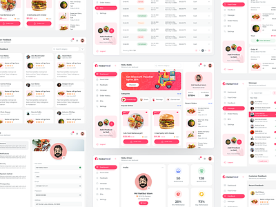 Food Delivery System app chatting dashboard delivery delivery app dinner eating fast food food food app food delivery application food delivery service food order foodie lunch message rakibuix ui ux web