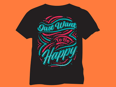 Typography T-shirt Design positive