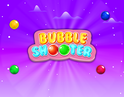 Bubble Shooter Game: UI/UX Design 2d game game design hyper casual ui
