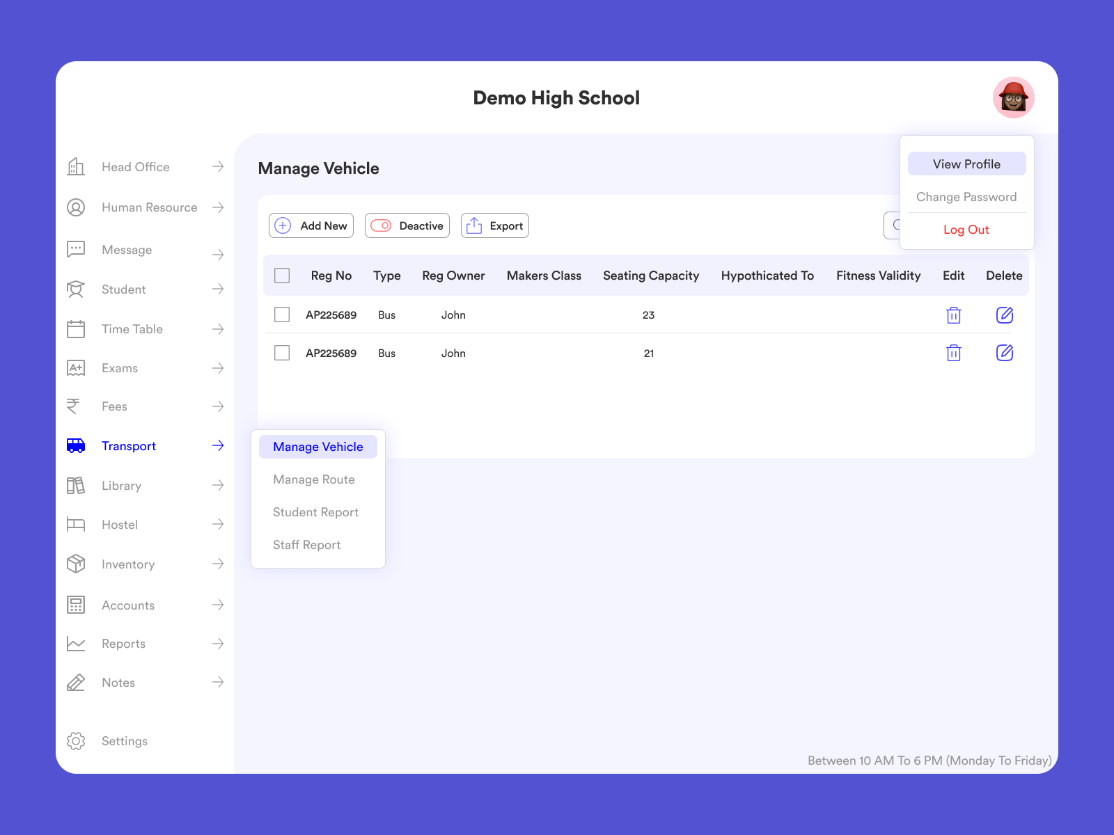 Transportation Management Dashboard by Vishal on Dribbble
