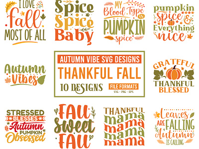 BEST AUTUMN VIBE SVG DESIGNS maple