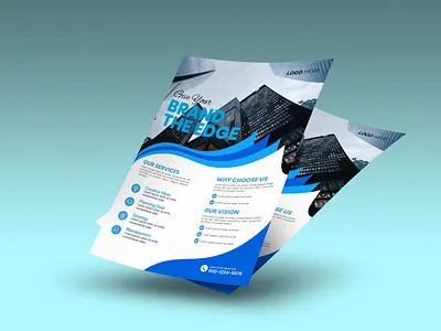 Creative and clean business flyer design adobe illustrator banner branding business creative design graphic design illustration logo vector