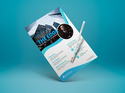 Simple corporate flyer design adobe illustrator banner branding business creative design graphic design illustration logo vector