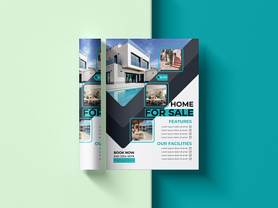 Minimalistic flyer design for real estate companies adobe illustrator banner branding business creative design graphic design illustration logo vector