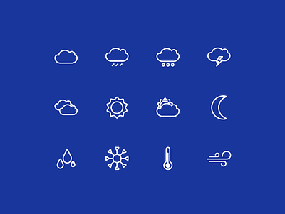 Weather icon pack icon icondesign ui