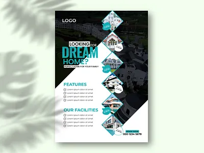 Creative and unique flyer design for real estate companies adobe illustrator banner branding business creative design graphic design illustration real estate vector