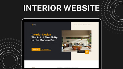 Interior Design Web UX/UI Design branding ecommerce graphic design interior design landing page motion graphics ui ux web ui