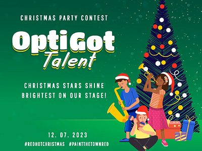 OptiGot Talent Simple Chistmas Animation 2d animation abreil studio animation bryan bryan canete canete christmas christmas animation gif gif christmas motion animation motion graphics