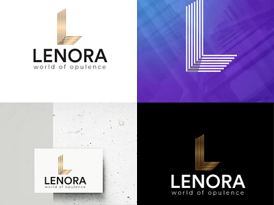 Lenora Logo Development branding branding agency design graphic graphic design graphicdesign illustrator logo logoconcept